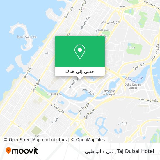خريطة Taj Dubai Hotel