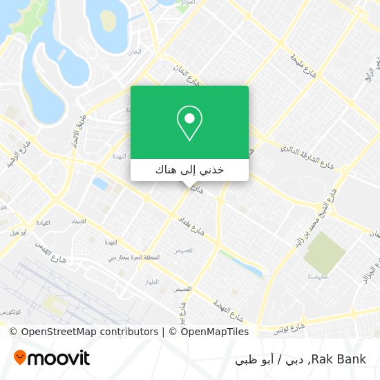 خريطة Rak Bank