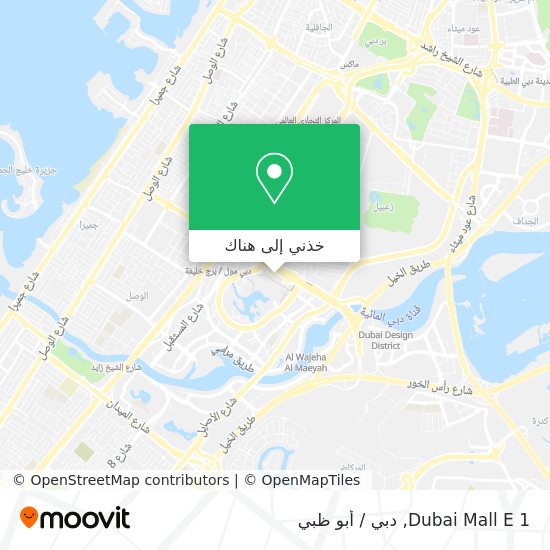 خريطة Dubai Mall E 1