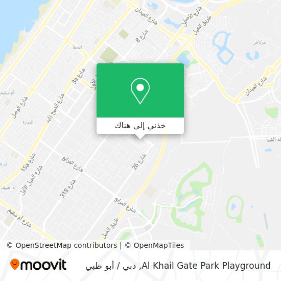 خريطة Al Khail Gate Park Playground