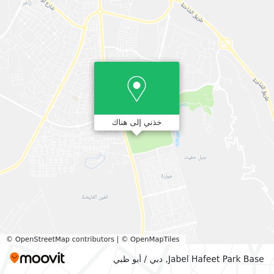 خريطة Jabel Hafeet Park Base