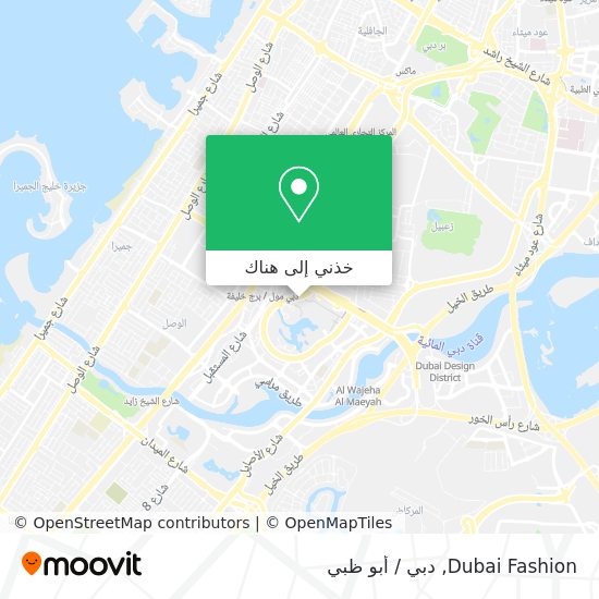 خريطة Dubai Fashion
