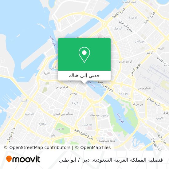 خريطة قنصلية المملكة العربية السعودية