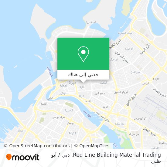 خريطة Red Line Building Material Trading