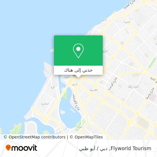 خريطة Flyworld Tourism