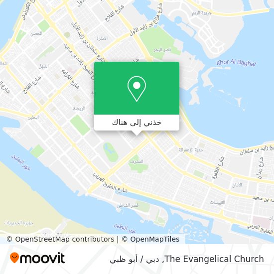 خريطة The Evangelical Church