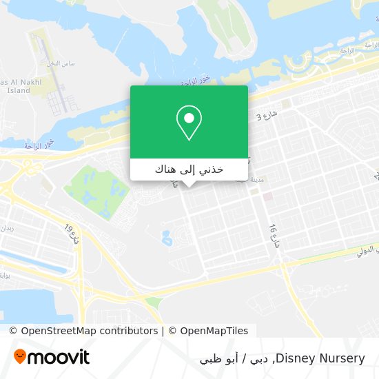 خريطة Disney Nursery