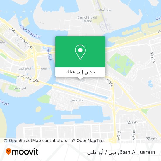 خريطة Bain Al Jusrain