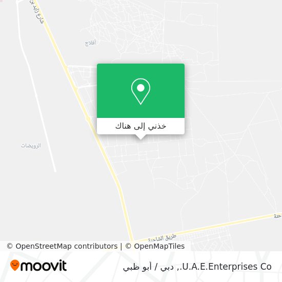 خريطة U.A.E.Enterprises Co.