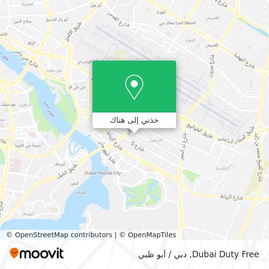 خريطة Dubai Duty Free