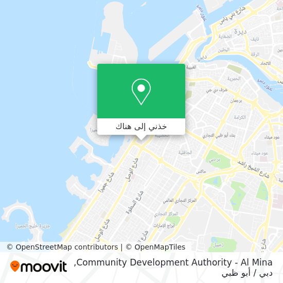 خريطة Community Development Authority - Al Mina