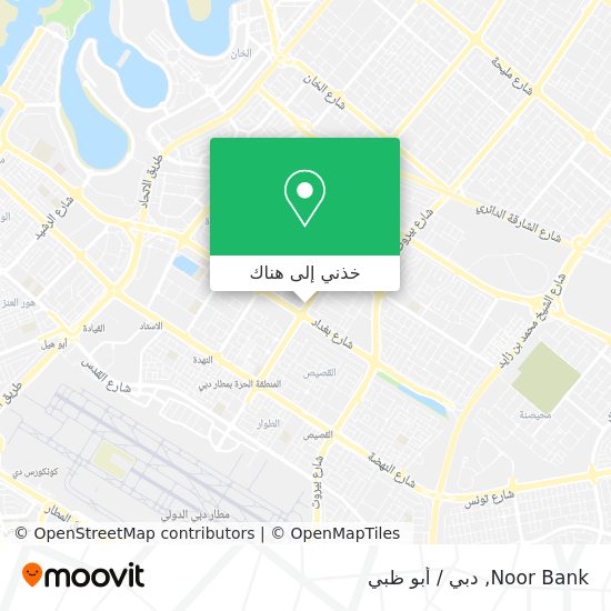 خريطة Noor Bank