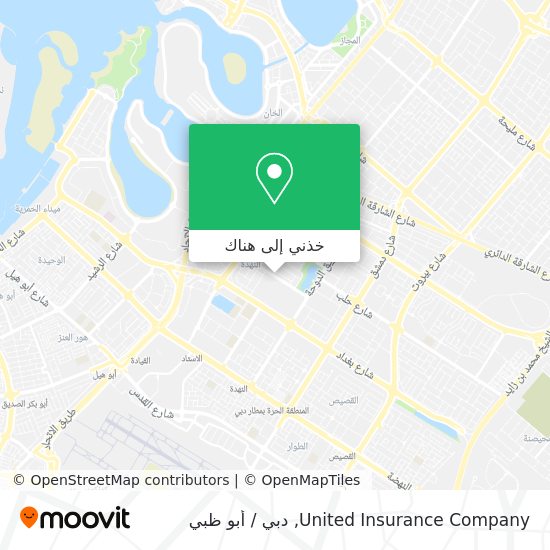 خريطة United Insurance Company