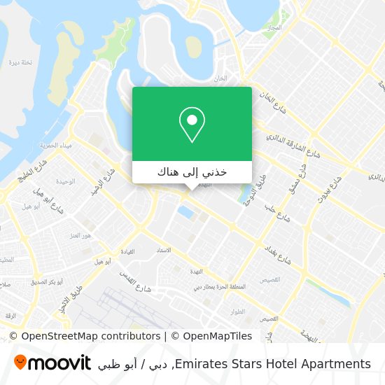 خريطة Emirates Stars Hotel Apartments