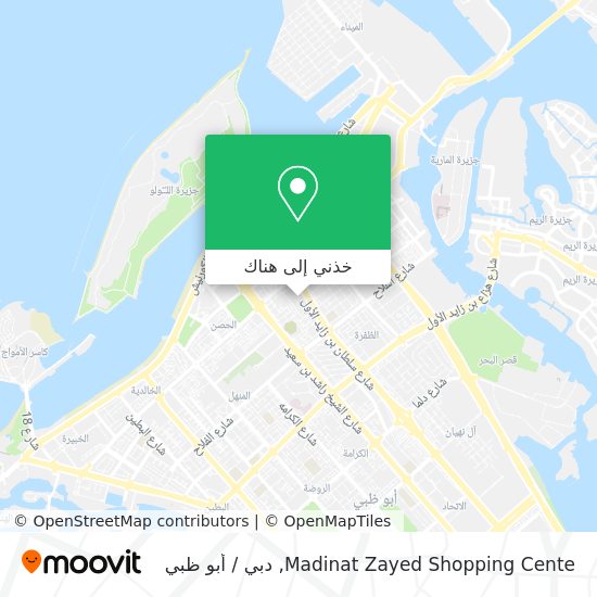 خريطة Madinat Zayed Shopping Cente
