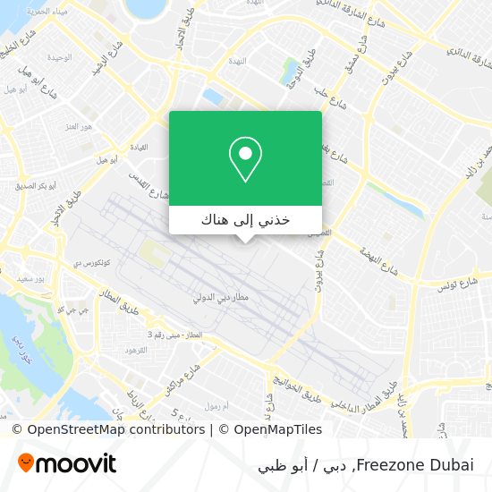 خريطة Freezone Dubai