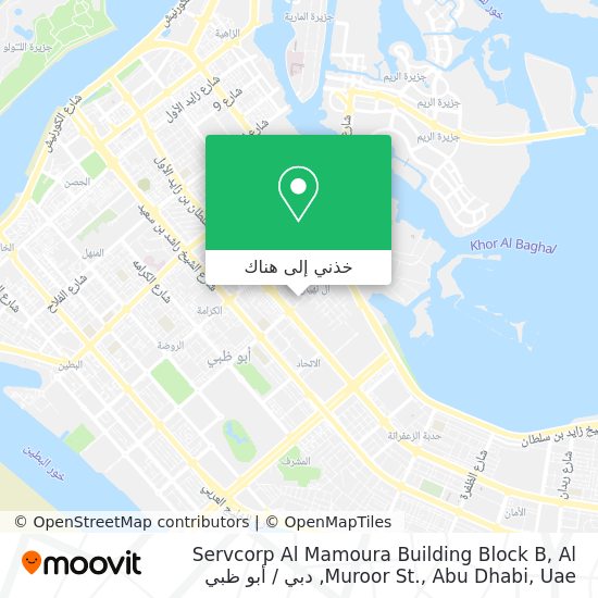 خريطة Servcorp Al Mamoura Building Block B, Al Muroor St., Abu Dhabi, Uae