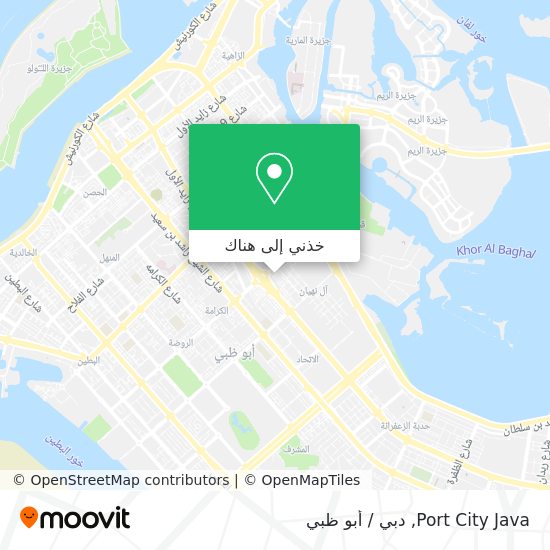 خريطة Port City Java
