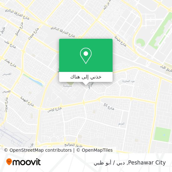خريطة Peshawar City