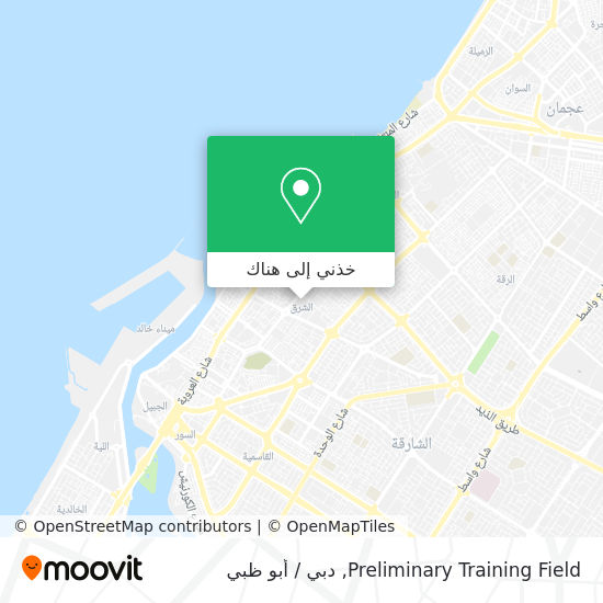 خريطة Preliminary Training Field