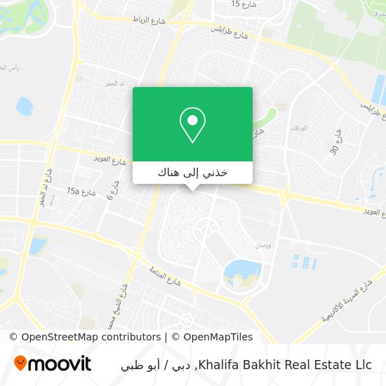 خريطة Khalifa Bakhit Real Estate Llc