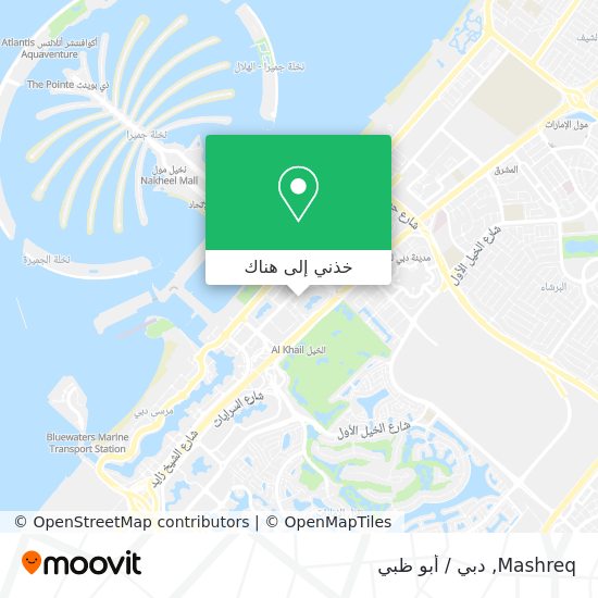 خريطة Mashreq