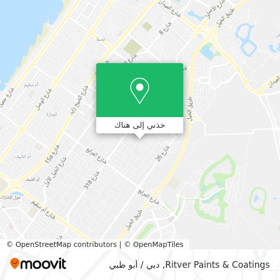 خريطة Ritver Paints & Coatings