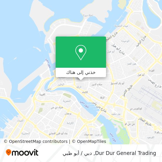 خريطة Dur Dur General Trading