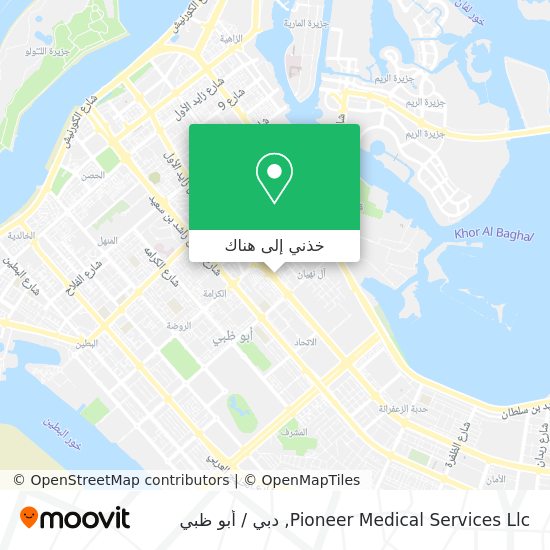 خريطة Pioneer Medical Services Llc