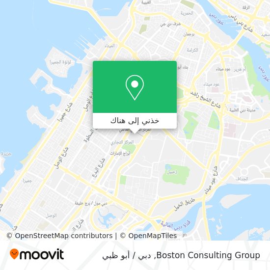 خريطة Boston Consulting Group