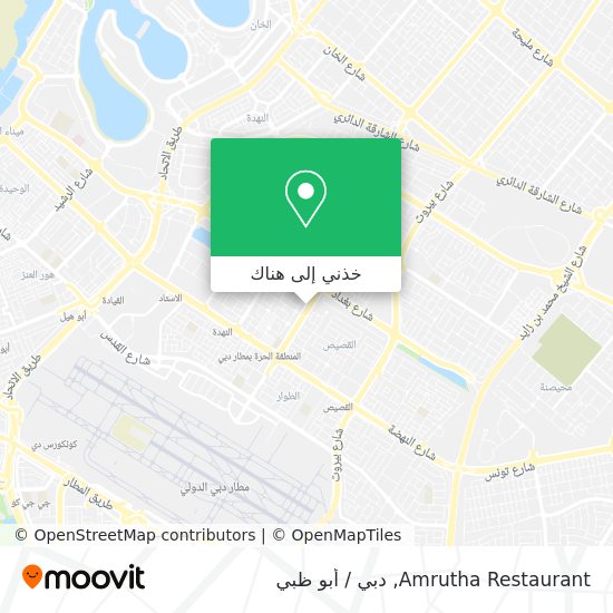 خريطة Amrutha Restaurant