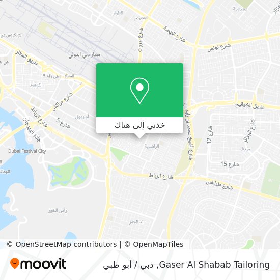 خريطة Gaser Al Shabab Tailoring