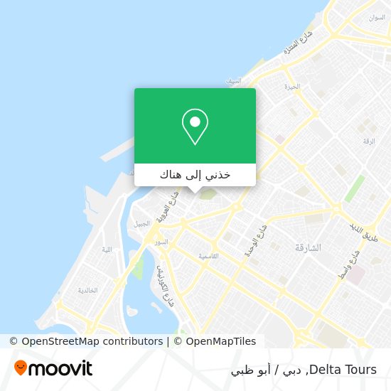 خريطة Delta Tours