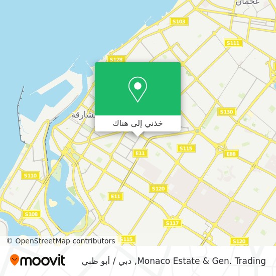خريطة Monaco Estate & Gen. Trading