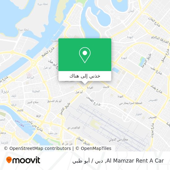 خريطة Al Mamzar Rent A Car