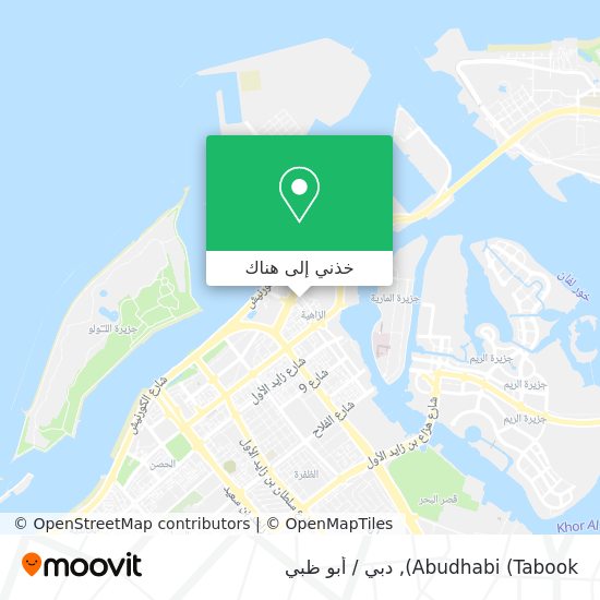 خريطة Abudhabi (Tabook)
