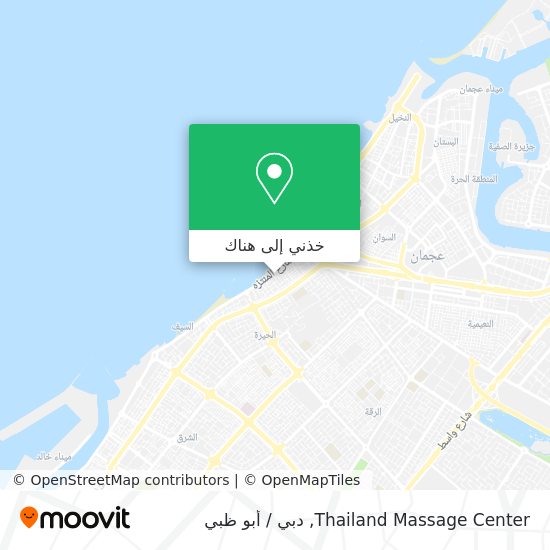 خريطة Thailand Massage Center