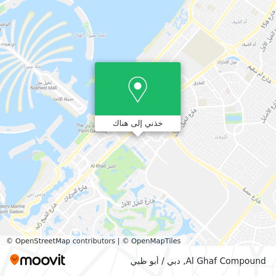خريطة Al Ghaf Compound