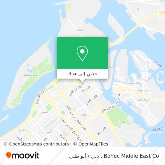 خريطة Bohec Middle East Co.