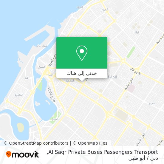خريطة Al Saqr Private Buses Passengers Transport
