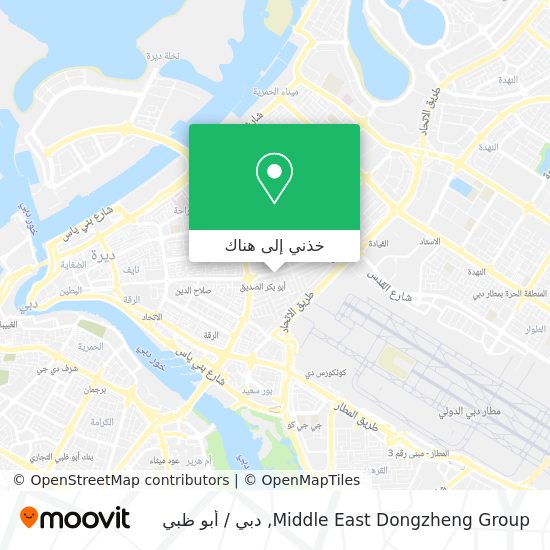 خريطة Middle East Dongzheng Group