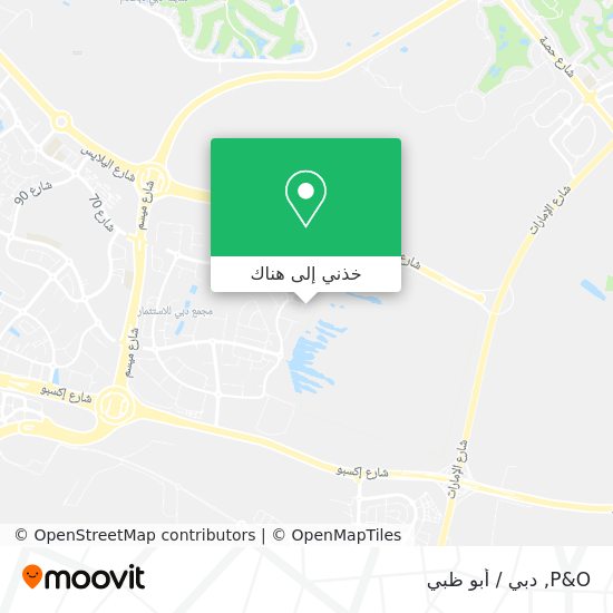 خريطة P&O