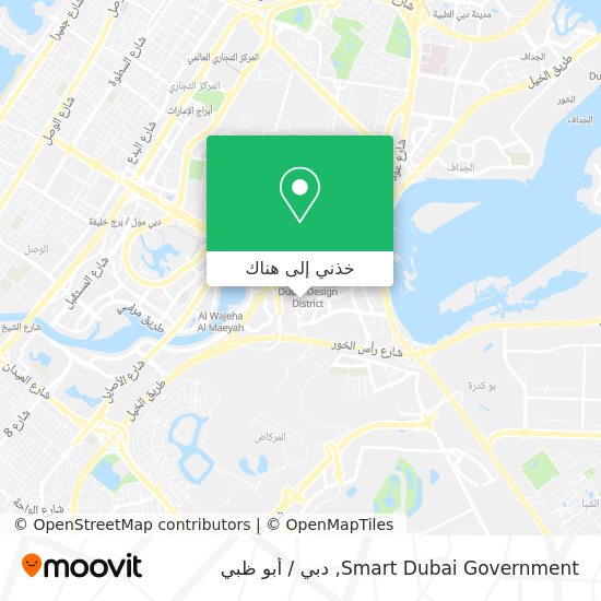 خريطة Smart Dubai Government