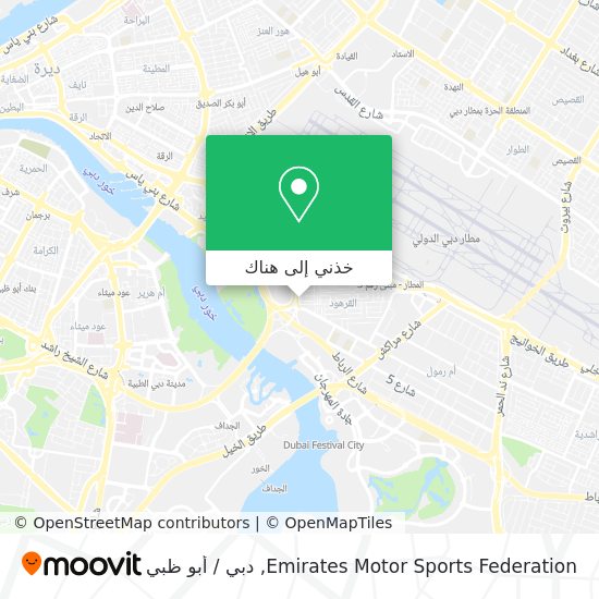 خريطة Emirates Motor Sports Federation