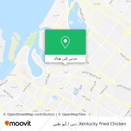 خريطة Kentucky Fried Chicken
