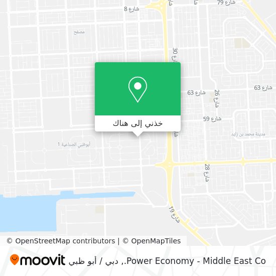 خريطة Power Economy - Middle East Co.