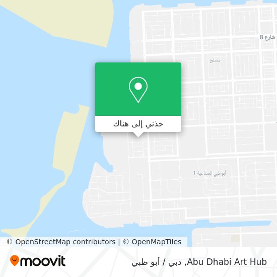 خريطة Abu Dhabi Art Hub