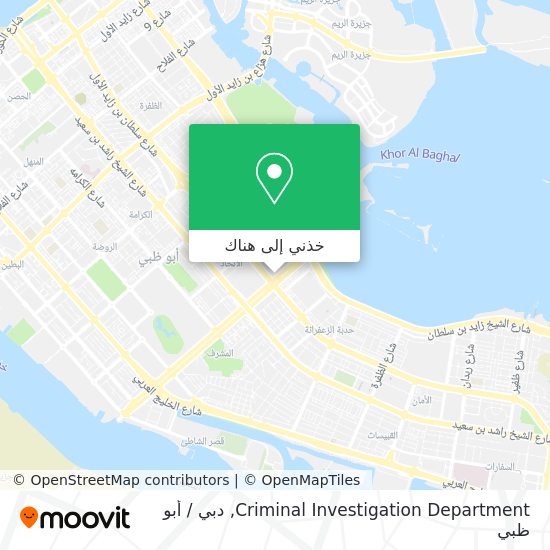 خريطة Criminal Investigation Department