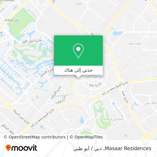 خريطة Masaar Residences