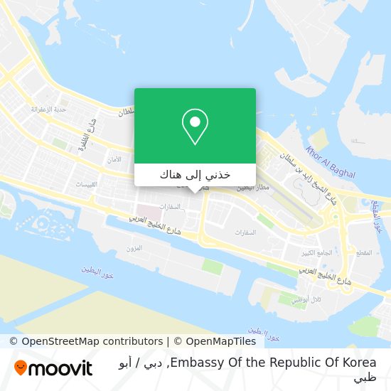 خريطة Embassy Of the Republic Of Korea